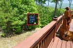 SEE SIGN LEADING TO A ROCK CREEK TRAIL